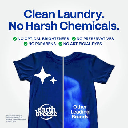 Earth Breeze Laundry Detergent Sheets Calming Lavender 60 Loads