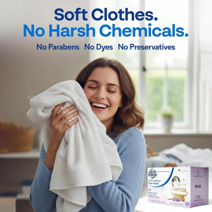 Earth Breeze Fabric Softener Dryer Sheets Lavender (2 Pack)