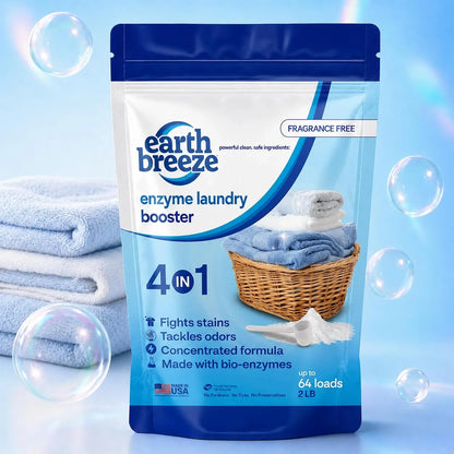Earth Breeze Enzyme Laundry Booster Powder 2lbs (64 Loads)
