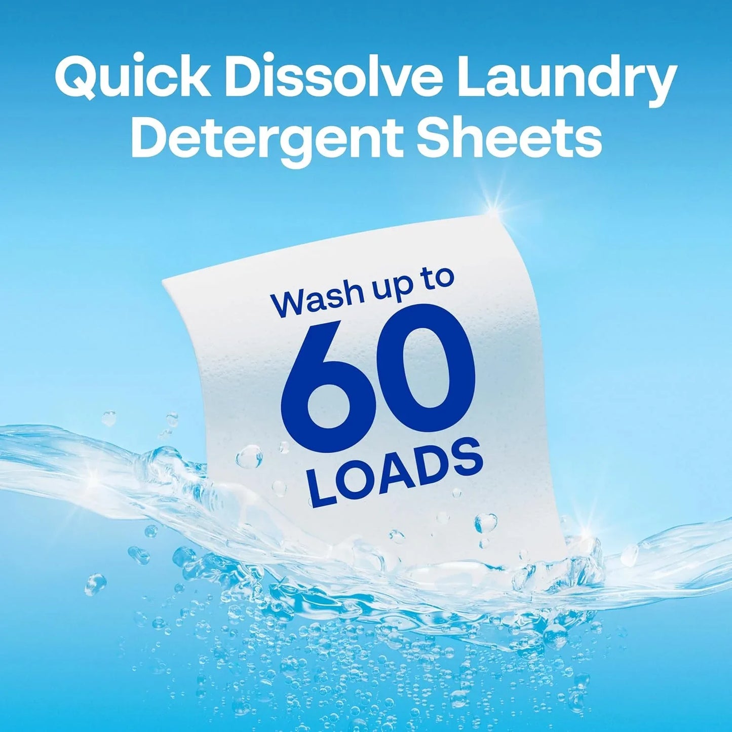 Earth Breeze Laundry Detergent Sheets Fresh Spring Blossoms 60 Loads