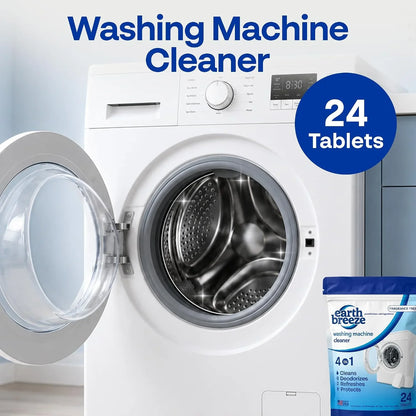 Earth Breeze Washing Machine Cleaner Tablets Fragrance-Free 1 Year Supply